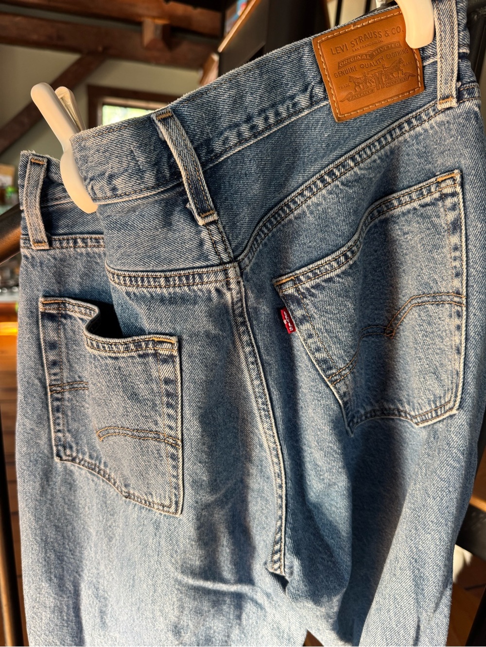 Levi's Baggy Dad Jeans in Own It Stone - Picture 5 of 5